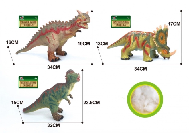 Weicher Dinosaurier Spielzeug mit Sound 34 cm