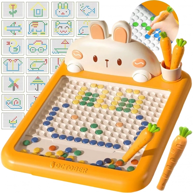 Magnetisches Zeichentablett WOOPIE MagPad Hase und Karotte