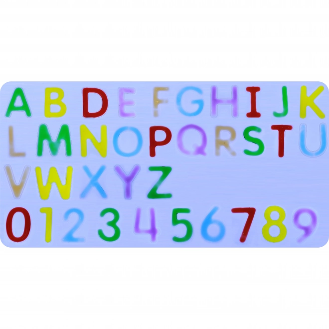 Buchstaben und Zahlen Montessori Set