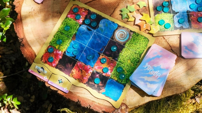 Strategie-Brettspiel Mycelium: Tal der Tausend Tautropfen