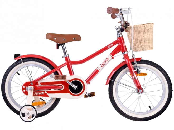 RoyalBaby Kinderfahrrad Eurocle mit Korb 16 Zoll