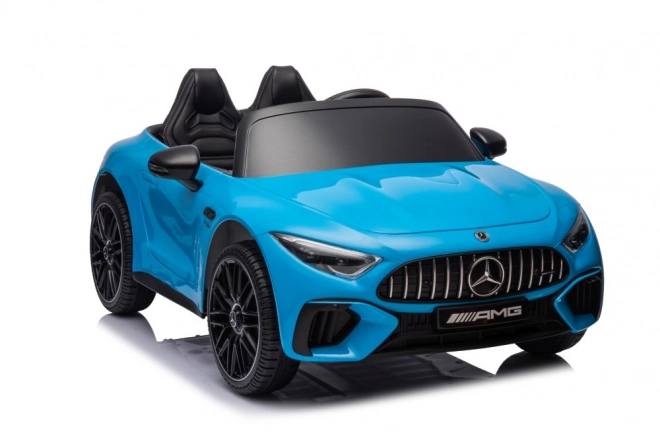 Elektrisches Kinderfahrzeug Mercedes AMG SL63 Blau Lackiert