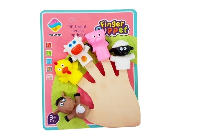 Gumifingertiere Heimtiere Puppenset