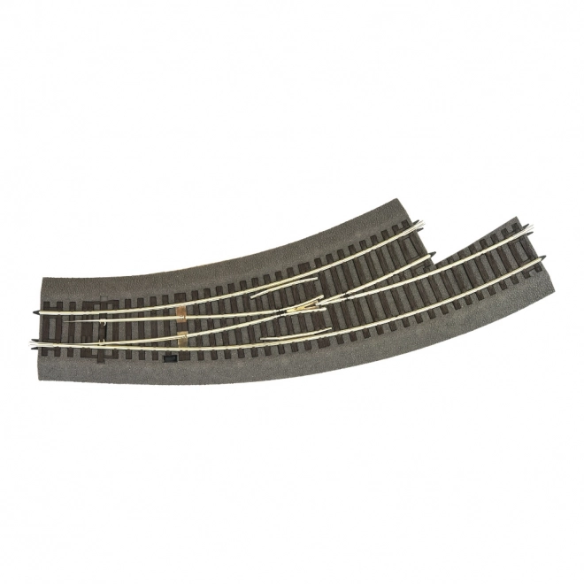 Roco Line Links Weiche mit Schotterbett