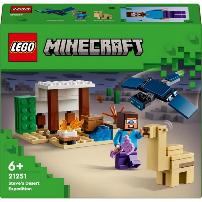 LEGO Minecraft Wüstenexpedition mit Steve