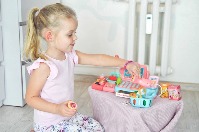 Kinder Spielkasse mit Scanner, Waage und Mikrofon von Woopie