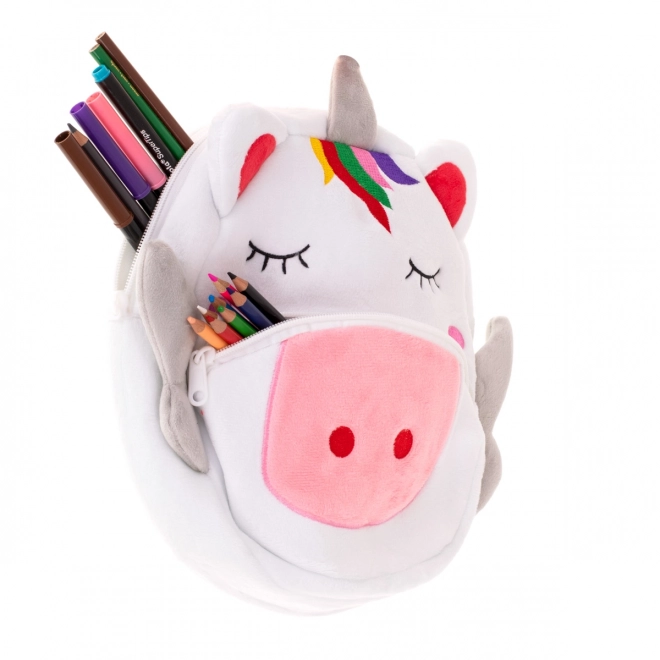 Plüschrucksack Einhorn 24 cm