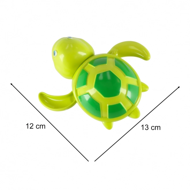 Grünes Aufziehbares Badespielzeug Schildkröte