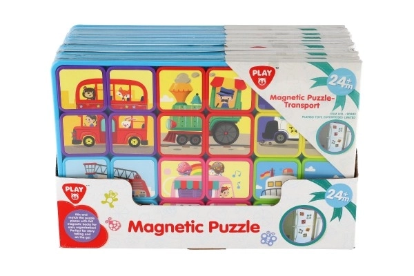 Magnetisches Puzzle Verkehrsmittel