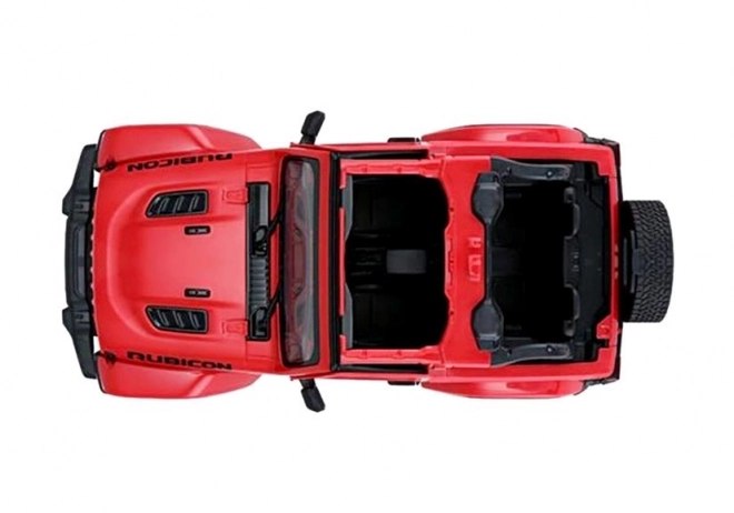 Auto R/C Jeep Wrangler Rubicon 1:14 Rastar – Rot