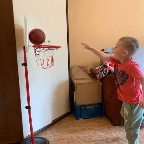 Spielset Basketball und Schießstand mit verstellbarer Höhe