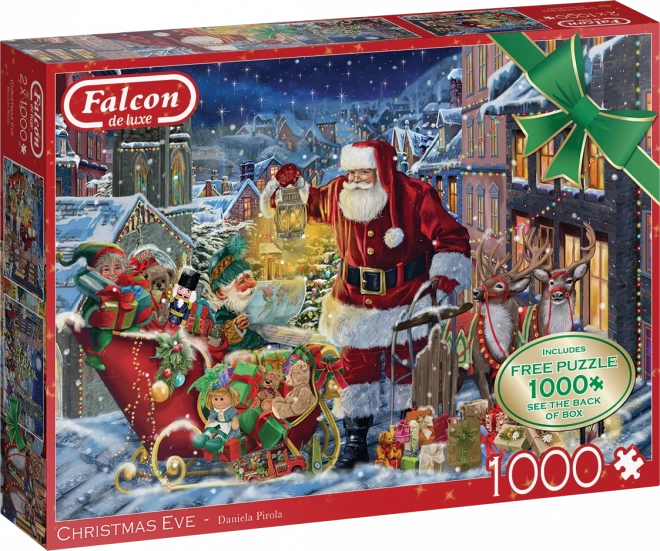 Falcon Puzzle Weihnachtsabend 2x1000 Teile