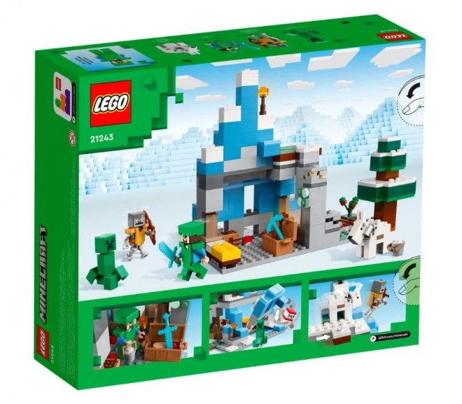 Lego Minecraft - Schneebedeckte Gipfel