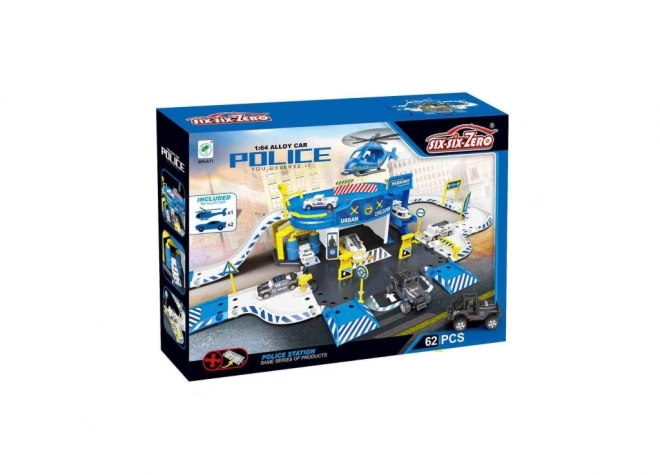 Polizeistation Spielset 62-teilig