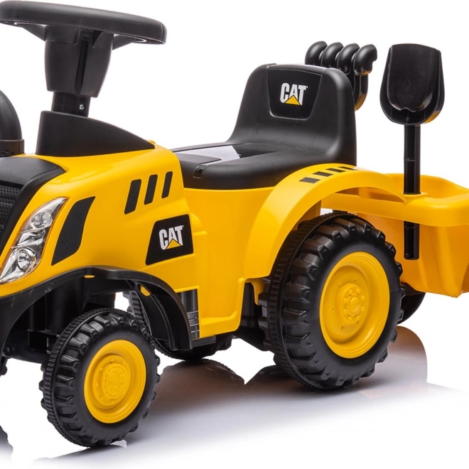 Rutschauto Traktor CAT Marke Chipolino gelb