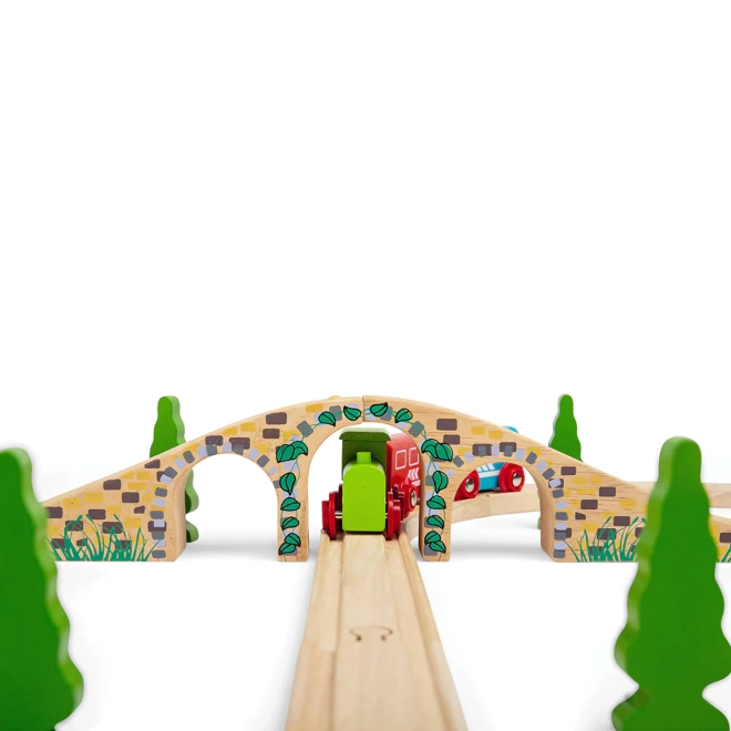 Kompatibel mit den meisten Holzeisenbahnen