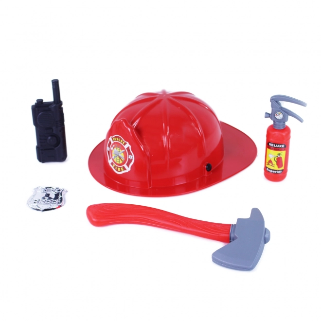 Feuerwehr Spielset mit Helm