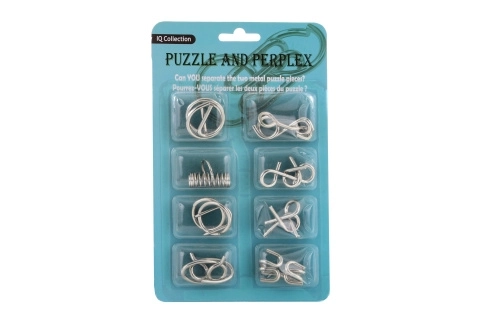 Set aus 6 Metallpuzzles