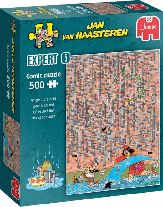 Puzzle Jan Van Haasteren Expert 5: Wo fließt es 500 Teile