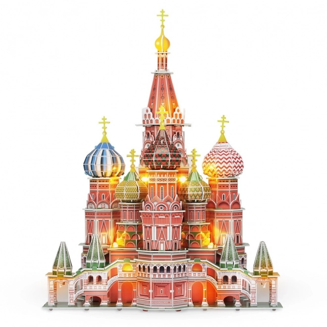 3D-Puzzle LED Basilius-Kathedrale