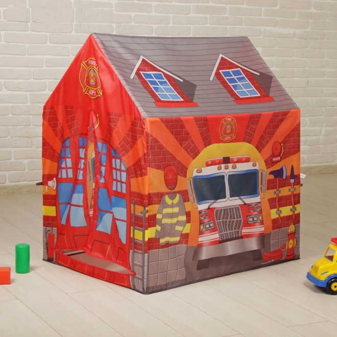 Feuerwehrhaus Spielzelt für Kinder