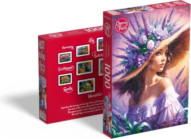Puzzle Lavendelmuse 1000 Teile