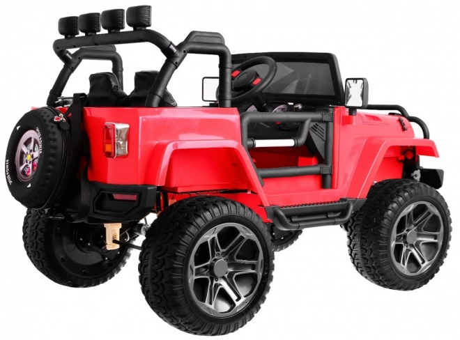 Monster Jeep 4x4 Rot