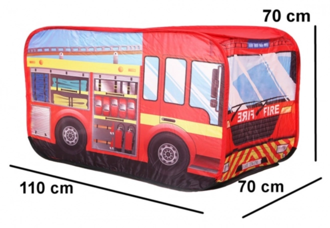 Spielzelt Feuerwehrwagen für Kinder