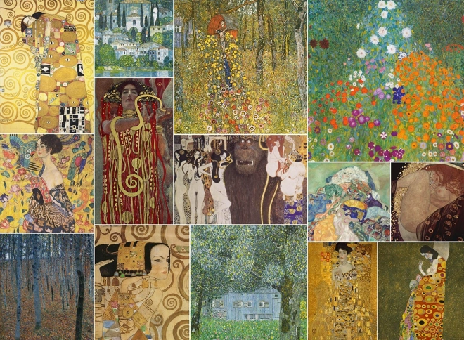 Puzzle Gustav Klimt Kollage 6000 Teile