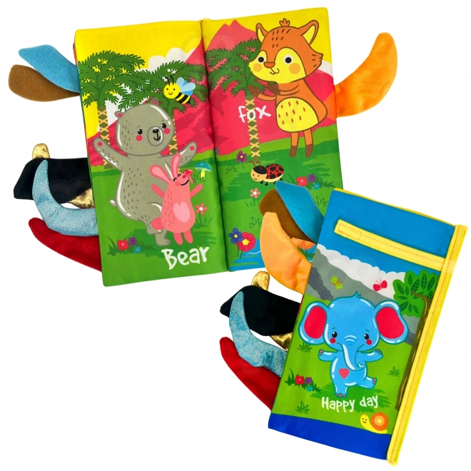 Woopie Baby Buch mit Waldtieren Schwänzen