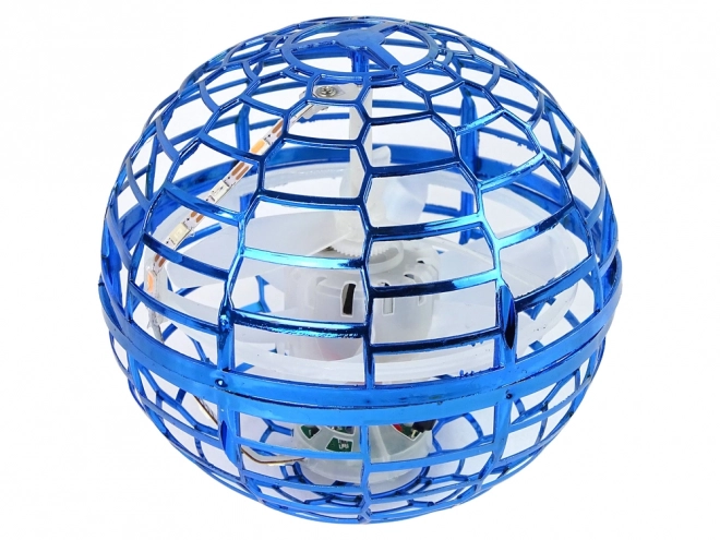 Fliegender Wirbelball Blau LED