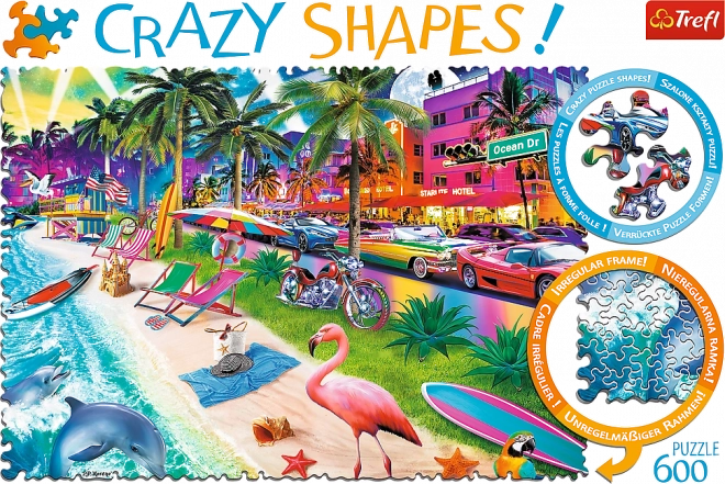 Puzzle Crazy Shapes – Strand von Miami