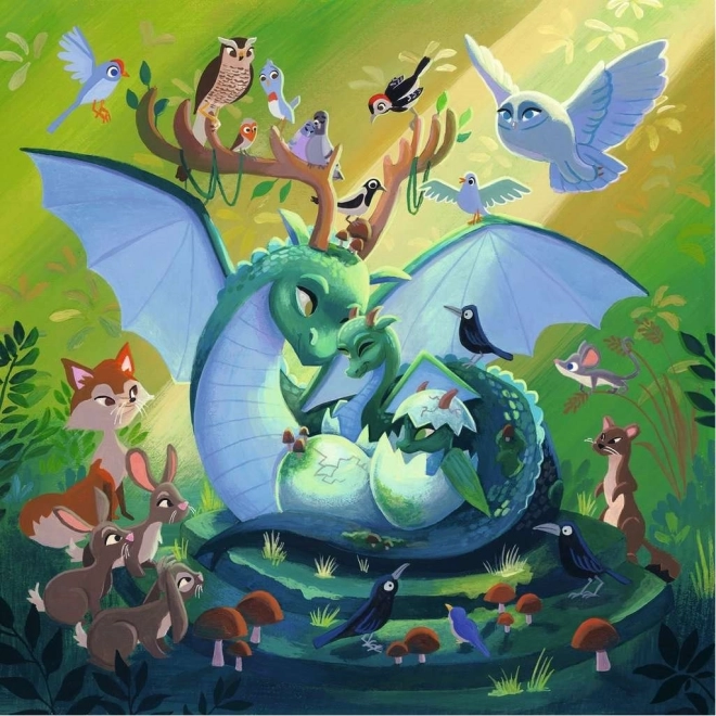 Ravensburger Puzzle Feen, Drache und Einhorn 3x49 Teile