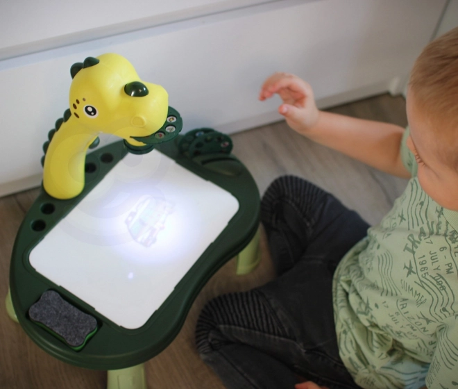 Zeichenbrett mit Projektor Dinosaurier für Kinder