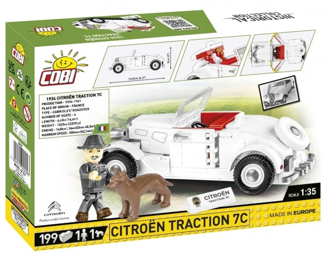 Cobi Citroën Traction 7C Cabriolet Modellbausatz