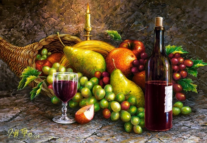 Puzzle Obst und Wein 1000 Teile