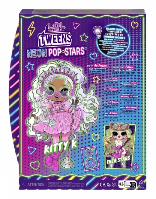 L.O.L. Surprise! Neon Pop Star Tweens Puppe - Kitty K