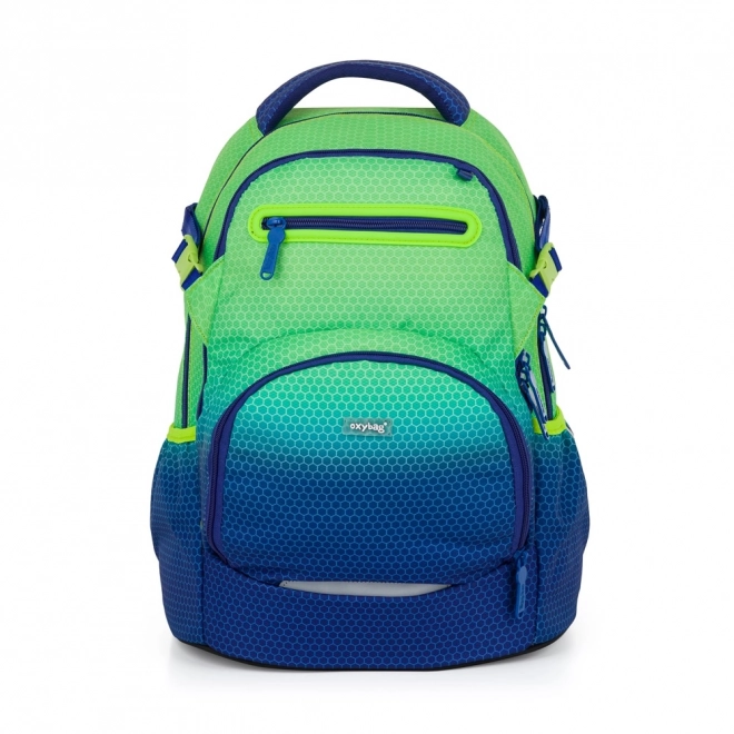 Schulrucksack OXY Ombre Blau-Grün