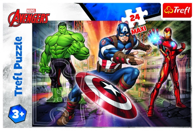 Trefl Puzzle Die Welt der Avengers Maxi 24 Teile