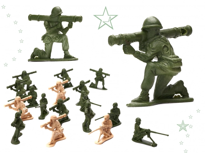 Militärbasis-Spielset mit Figuren 307-teilig