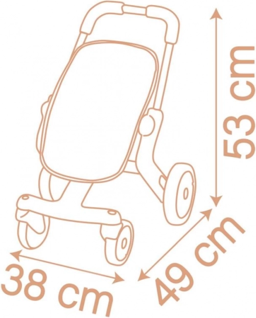 Sportwagen für Puppen Smoby Baby Nurse
