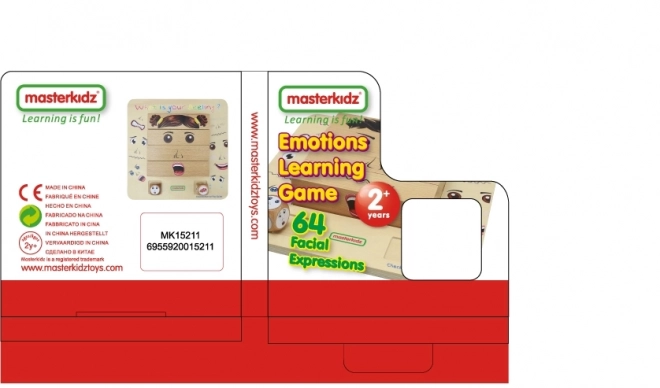 Lernspiel Emotionen von Masterkidz - Montessori Holzspiel