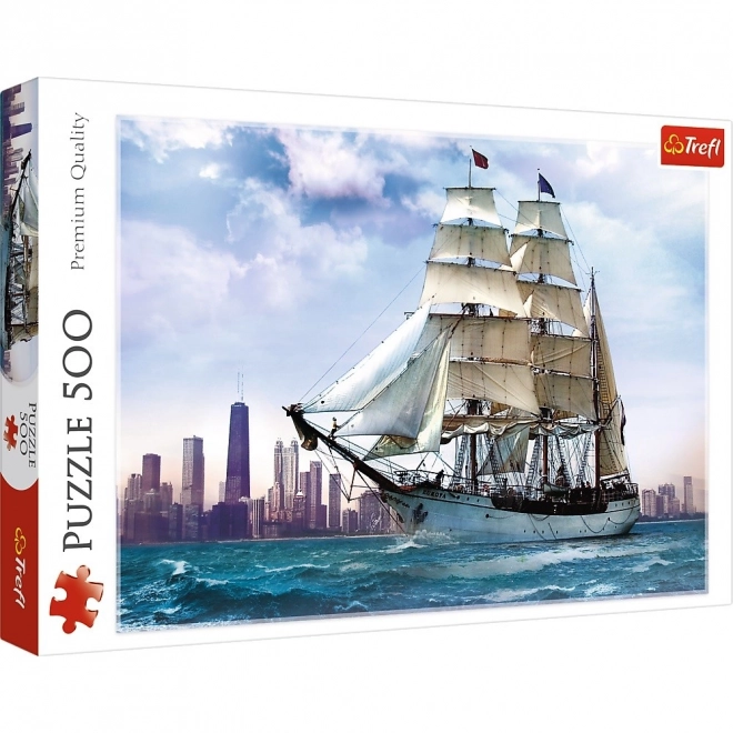 Puzzle Segeln vor Chicago 500 Teile