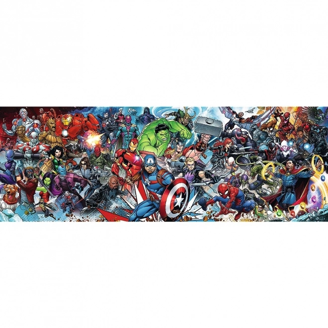 Panorama-Puzzle 1000 Teile Marvel The Avengers