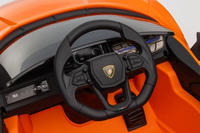 Kinder Elektroauto Lamborghini Revuelto orange