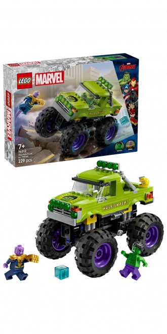 Lego Marvel Hulk Truck vs. Thanos
