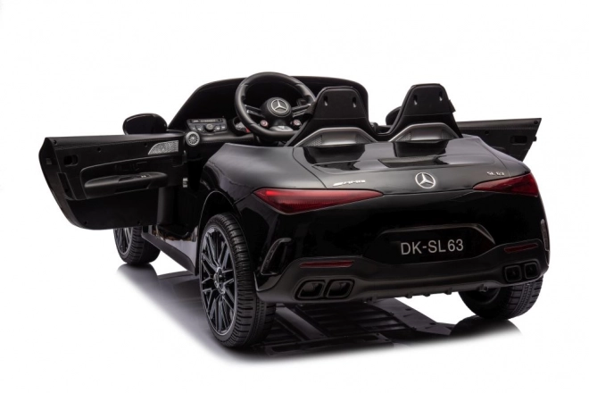 Elektrisches Kinderauto Mercedes AMG SL63 Schwarz