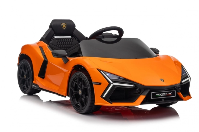Kinder Elektroauto Lamborghini Revuelto orange