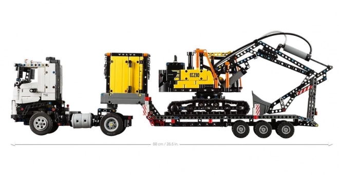 Lego Technic Volvo FMX Lastwagen und EC230 Elektrische Bagger