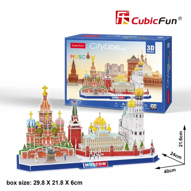 3D Puzzle Cityline Moskau